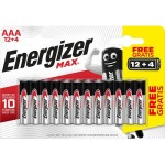 Energizer Pile Max AAA 12+4 pièces