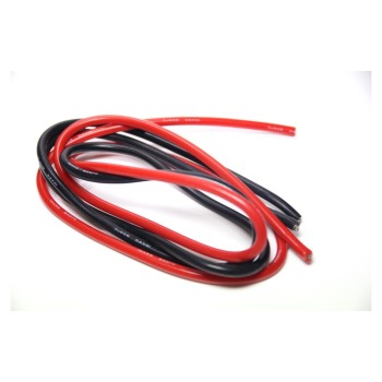 EP Toron de silicone 5,5 mm² 1m sans fiche/prise de courant EP Toron de silicone 5,5 mm² 1m sans fiche/prise de courant