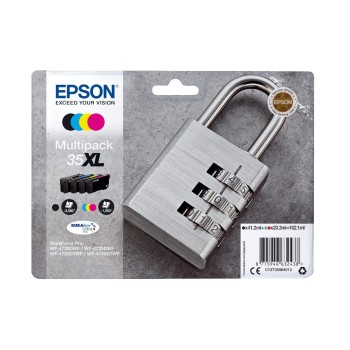 Epson Encre Multipack 35XL 4er Pack / C13T35964010 BK, C, M, Y
