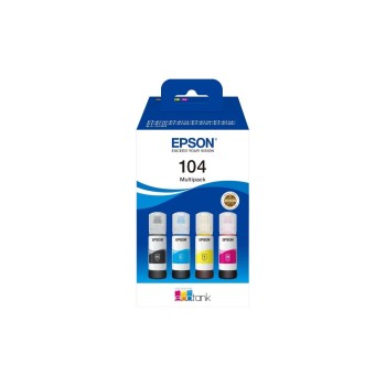 Ink Epson ECOTANK 104 C13T00P640, 4er-Pack black , yellow, Cyan, Magenta Ink Epson ECOTANK 104 C13T00P640, 4er-Pack black , yellow, Cyan, Magenta