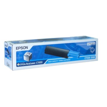 Toner cyan pour Epson AcuLaser CX11N, 4000 pages à 5% de couverture farbig