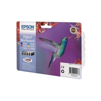 Stylus Epson C13T08074011 Multipack farbig, pour Stylus Photo R265/R360/RX560/P50