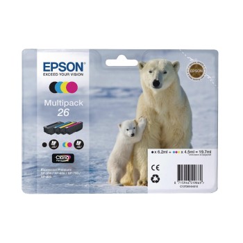 Encre Epson T261640 Multipack, bk, c, m, y, Expression Premium XP-600, XP-605