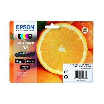Encre Epson T33374010 Multipack,bk,c,m,y, Expression Home XP-332, XP-235, XP-432/435