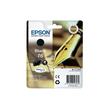 Ink Epson C13T16214012 black 16 DURABrite, single pack Ink Epson C13T16214012 black 16 DURABrite, single pack