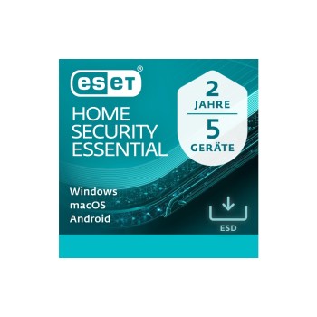 ESET HOME Security Essential ESD, Version complète, 5 Utilisateurs, 2 ans