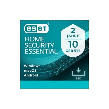 ESET HOME Security Essential ESD, Version complète, 10 Utilisateurs, 2 ans