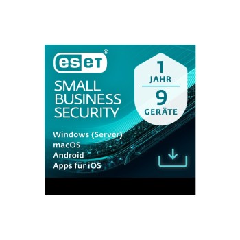 ESET Small Business Security Version complète, 9 utilisateurs, 1 an, ML
