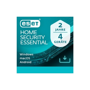 ESET HOME Security Essential Version complète, 4 Utilisateurs, 2 ans