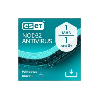 ESET NOD32 Antivirus Version complète, 1 utilisateur, 1 an