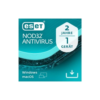 ESET NOD32 Antivirus Version complète, 1 utilisateur, 2 ans
