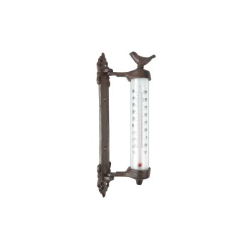 esschert Design Wandthermometer Vogel, Gisseisen, 9.4 x 5.4 x 27.3 cm (LxBxH) esschert Design Wandthermometer Vogel, Gisseisen, 9.4 x 5.4 x 27.3 cm (LxBxH)