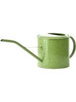 Esschert Design Giesskanne Emaillelook, Grün, 1.35L,