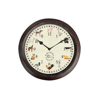 Esschert Design Gartenuhr with Bauernhoftier, geräuschen, 4.6x30x30 cm (LxBxH) Esschert Design Gartenuhr with Bauernhoftier, geräuschen, 4.6x30x30 cm (LxBxH)