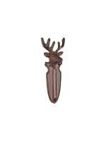 Esschert Design Wandthermometer Hirsch, Gusseisen, 9.4x4.5x22 cm (LxTxH)
