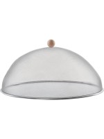 Esschert Design Fliegenhaube Edelstahl L, Buchenholz, 43x21.9 cm (DxH)