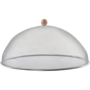 Esschert Design Fliegenhaube Edelstahl L, Buchenholz, 43x21.9 cm (DxH) Esschert Design Fliegenhaube Edelstahl L, Buchenholz, 43x21.9 cm (DxH)