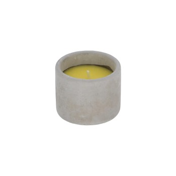 Esschert Citronella Kerze im ZementTopf S, yellow