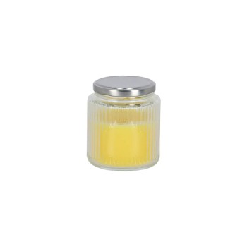 Esschert Citronella Kerze im Glas-Topf S, yellow