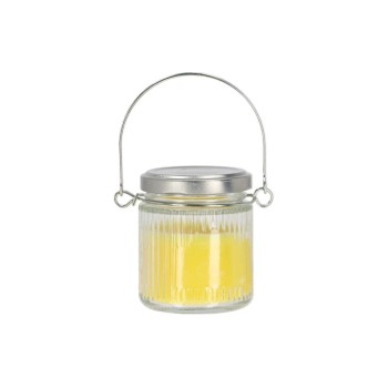 Esschert Citronella Kerze im Glas-Hänger, yellow