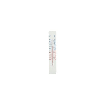 Esschert Design Thermomètre mural TH13 Métal, verre blanc, 45,2 cm Esschert Design Thermomètre mural TH13 Métal, verre blanc, 45,2 cm