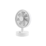 Tischventilator wiederaufladbar, Weiss
