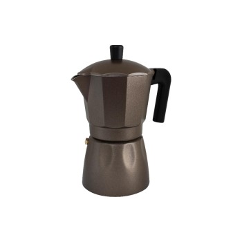 Eurotrail Cafetière espresso Cubana Percolator 9 0.4 l, Brun