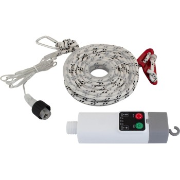 Deco-Abspannleinen mit Beleuchtung, Wiederaufladbar Weiss