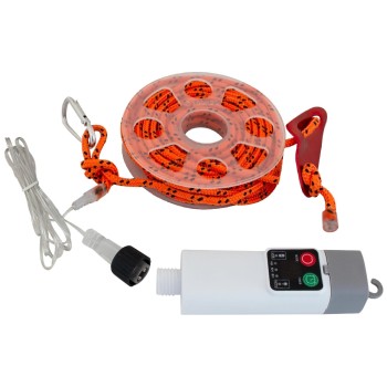 Deco-Abspannleinen mit Beleuchtung, Wiederaufladbar Orange
