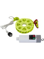 Deco-Abspannleinen mit Beleuchtung, Wiederaufladbar Flougelb