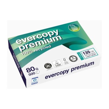 Evercopy Premium Recycling-Kopierpapier, A3, 80 g/m², white, , 500 Stk Evercopy Premium Recycling-Kopierpapier, A3, 80 g/m², white, , 500 Stk