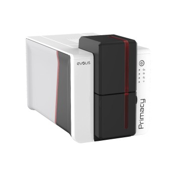 Evolis Primacy 2 d. Expert LED USB, Ethernet, Black-Red, Cleaning Kit, Duplex