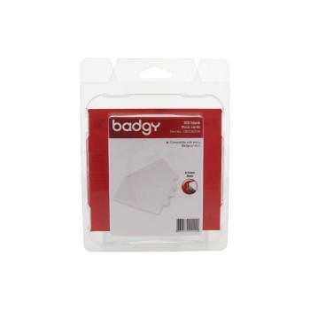 Evolis cartes vierges PVC 0.76 mm, 100 pièces ,, pour Badgy 100/200 Evolis cartes vierges PVC 0.76 mm, 100 pièces ,, pour Badgy 100/200