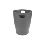Exacompta Corbeille à papier Ecobin 15 l, Gris foncé