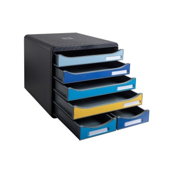 Exacompta Boîte à tiroirs Bee Blue Big Box Maxi Exacompta Boîte à tiroirs Bee Blue Big Box Maxi