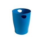 Exacompta Corbeille à papier Bee Blue Ecobin 15 l, Turquoise