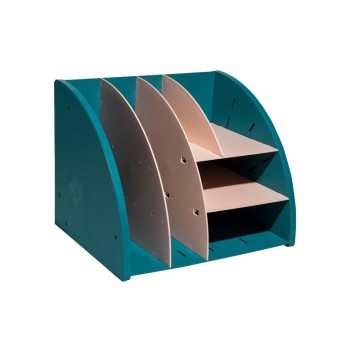 Exacompta, Organizer SKANDI, verstellbar, Recycling Kunststoff, Pazifikblue / Nude Exacompta, Organizer SKANDI, verstellbar, Recycling Kunststoff, Pazifikblue / Nude