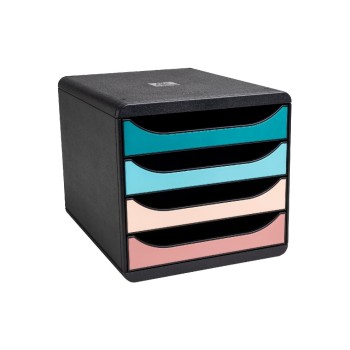 Exacompta Schubladenbox Big-Box Skandi, 4 Schubladen Exacompta Schubladenbox Big-Box Skandi, 4 Schubladen