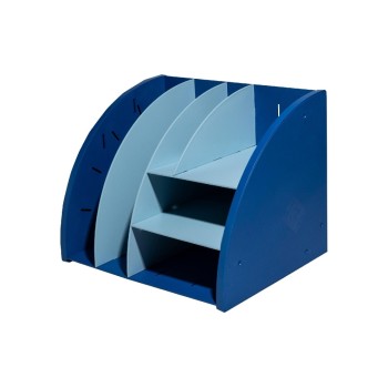 Exacompta, Organizer Bee Blue, verstellbar, Recycling Kunststoff, dunkelblue / hellblue Exacompta, Organizer Bee Blue, verstellbar, Recycling Kunststoff, dunkelblue / hellblue