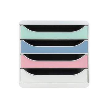 Exacompta Boîte à tiroirs Big-Box AutentiK, 4 tiroirs Exacompta Boîte à tiroirs Big-Box AutentiK, 4 tiroirs