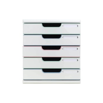 Exacompta Schub.box Modulo A4+, AutentiK, 5 Schubladen, recycling Kunststoff Exacompta Schub.box Modulo A4+, AutentiK, 5 Schubladen, recycling Kunststoff