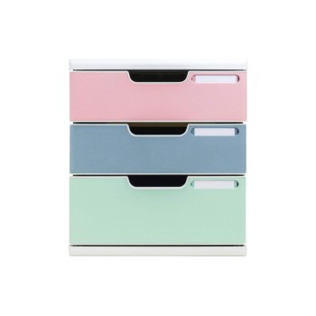 Exacompta Schub.box Modulo A4+, AutentiK, 3 Schubladen, recycling Kunststoff Exacompta Schub.box Modulo A4+, AutentiK, 3 Schubladen, recycling Kunststoff