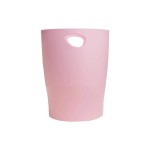 Exacompta Corbeille à papier Ecobin AutentiK, 15 l, rose bonbon