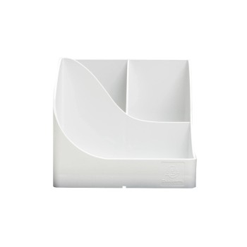 Exacompta Stifteköcher Pen-Wave AutentiK, white, 5 Fächer, recyc. Kunststoff Exacompta Stifteköcher Pen-Wave AutentiK, white, 5 Fächer, recyc. Kunststoff
