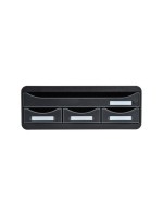 Exacompta Boîte à tiroirs Toolbox mini 4 tiroirs, noir
