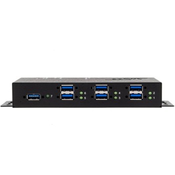 EXSYS EX-1517HMVS, Managed 7x USB 3.0 HUB, Metall, with 15KV EDS, Desktop EXSYS EX-1517HMVS, Managed 7x USB 3.0 HUB, Metall, with 15KV EDS, Desktop