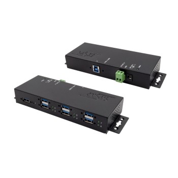 exSys EX-1189HMVS-3, 7x USB 3.0, Metall,, DC Terminal Block with 7-24V exSys EX-1189HMVS-3, 7x USB 3.0, Metall,, DC Terminal Block with 7-24V