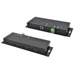 exSys EX-1183HMVS-2, 4x USB 3.0, Metall,, with 1.5A Strom pro Port,