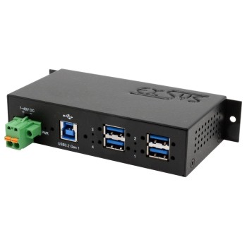 exSys EX-1185HMVS-2, 4x USB 3.0, Metall,, Din-Rail, with Überspannungsschutz, exSys EX-1185HMVS-2, 4x USB 3.0, Metall,, Din-Rail, with Überspannungsschutz,