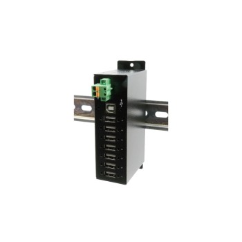 exSys EX-1179HMVS, 7x USB 2.0, Metall,, Din-Rail Kit, verschraubbar exSys EX-1179HMVS, 7x USB 2.0, Metall,, Din-Rail Kit, verschraubbar